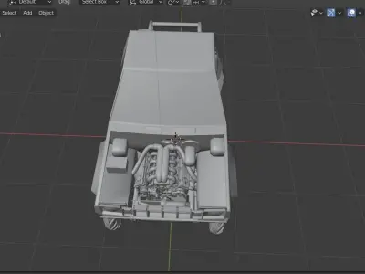 Toyota mud truck Free 3D model