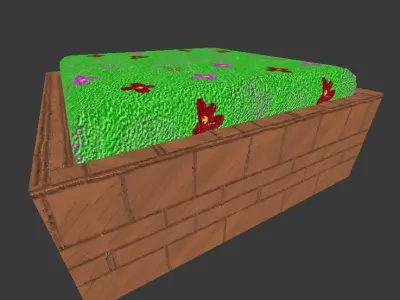 Planter Free low-poly 3D model