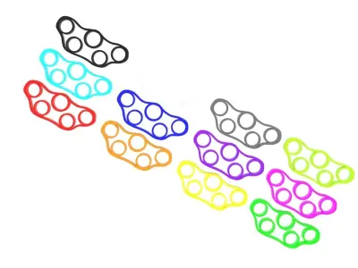 Rubber Finger Grippers Set 3D model