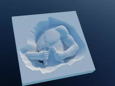 Self Made Man Cnc Model 3D model