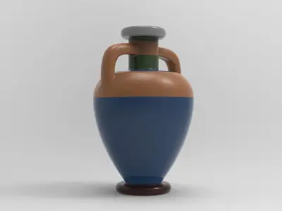 Lio Vase Low-poly 3D model