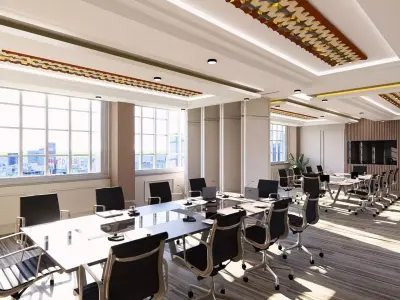 Meeting Room Interior Design 3D model