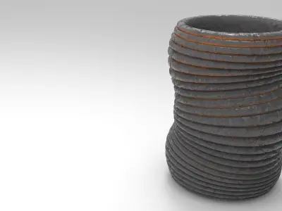 Joyse Vase Low-poly 3D model