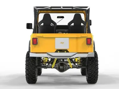 Jeep CJ-5 Off Road 3D model