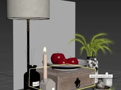 decorative set04 3D model