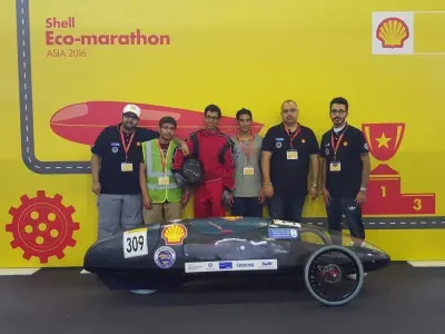 Shell Electric Eco Car2016 King Saud University  3D print model