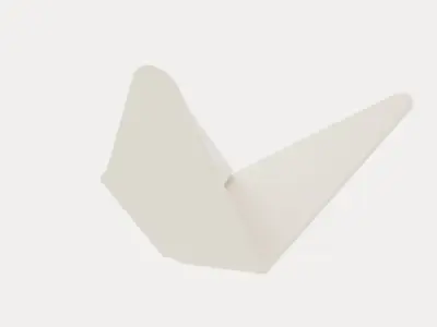 Butterflies Hook Low-poly 3D model