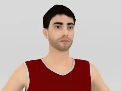 Volleyball Player 3D model