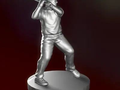 Baseball Players Collection 3D Model Pack