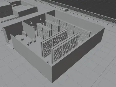 Condominio Habitacao Popular 3D model