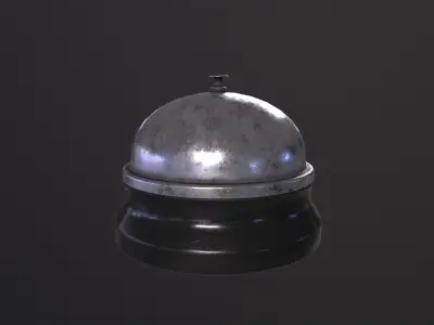 Service Bell 3D Model Low-poly 3D model