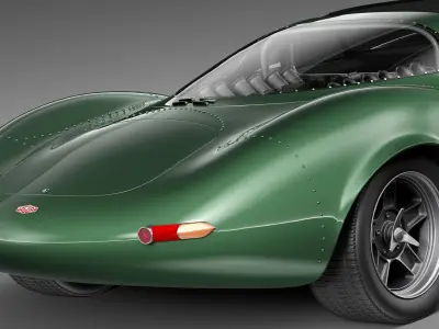 Jaguar XJ13 1966 3D model