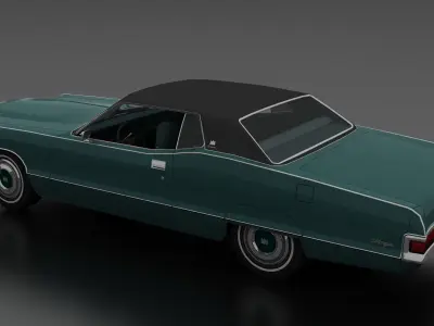Marquis 2dr Hardtop 1971 Low-poly 3D model