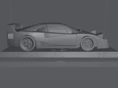 Ferrari F40   3D print model