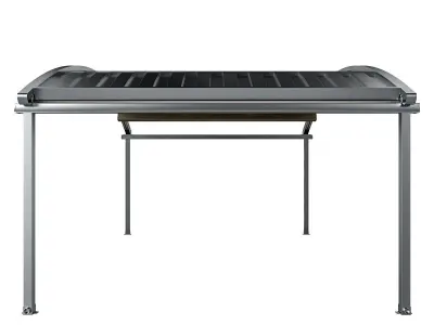 Motorized Pergola 4 chrome matte 3D model