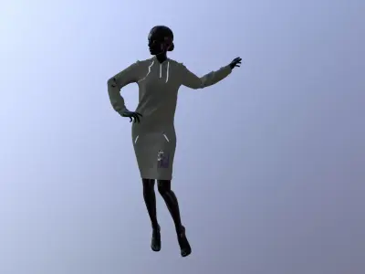 Hooded sweatshirt women Free 3D model