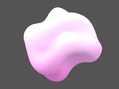 Abstract Shape v16 004 Low-poly 3D model