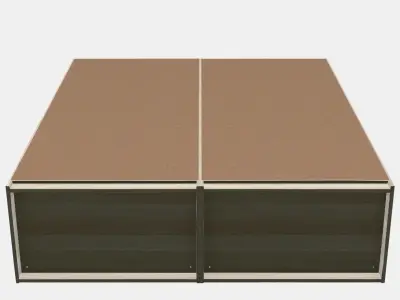 PAX 2 wardrobe frames 1 Low-poly 3D model