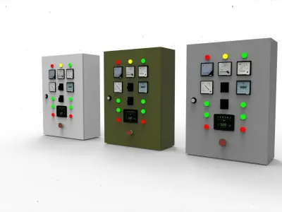 panel switch box 3D model