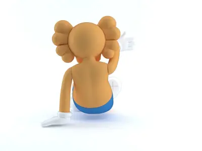 Kaws Break Dance 3D print model