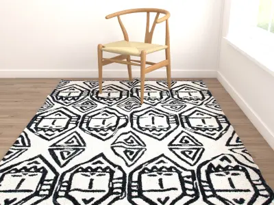 Rugs No 940 Low-poly 3D model