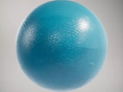 HQ PBR Textures Set Teal Hexagonal Pattern Glossy Texture