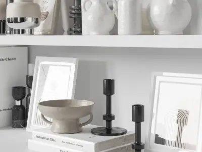 Decorative Set 51 3D model buy