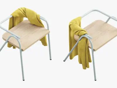 Grand Rapids Half Hurdle Chair 3D model