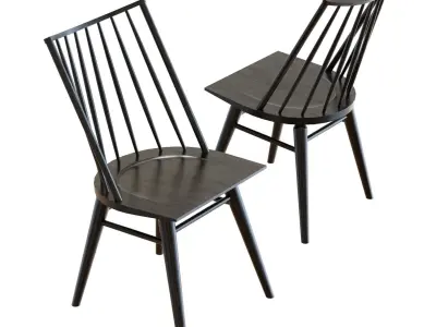 Crate and Barrel Paton Dining Chair 3D model