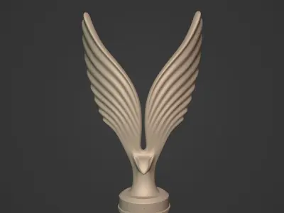 Abstract Eagle Figurine - Ready for 3D Printing 3D print model