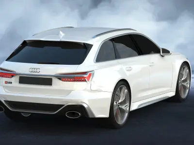 2020 Audi RS6 Avant 3D model