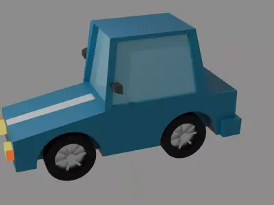 Low-Poly Car Low-poly 3D model by jothisoruban-mac