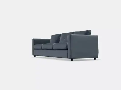 VIMLE 3-seat sofa 9 Low-poly 3D model