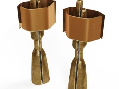 Charles Tassin Soff Floor Lamp 3D model