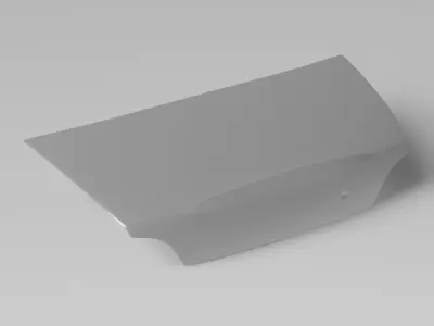S2000 AP2 Trunk Exterior Surface Model - 3D Laser-Scanned 3D model