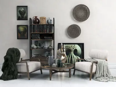 Archmodels vol 272 for 3dsmax - modern furniture sets 3D model