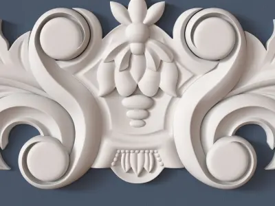 Decorative Onlay 3D model 7