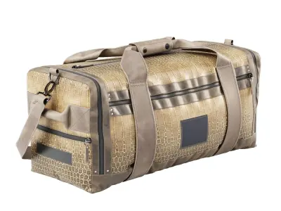 Leather Duffle Bag 3D model