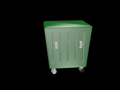 Trash can Free 3D model purchase