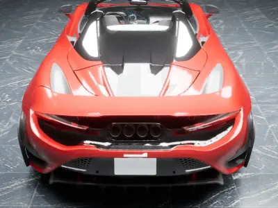 Mclaren Spider car 3D model