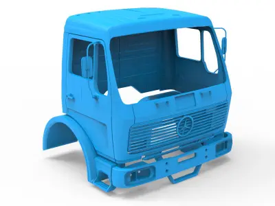 Mercedes Benz NG 1632 3D print model