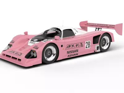 Nissan R90CK Italya Team Racing 1990 3d model 3D model