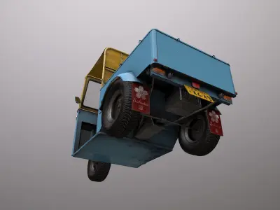 4K Japanese Midget Low-poly 3D model