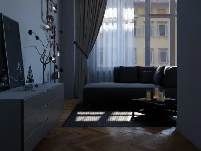 Living room  3D model