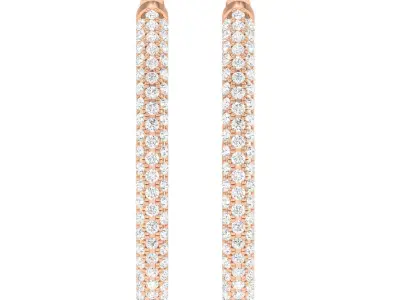 Women earrings 3D print model