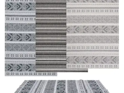 Rugs No 651 Low-poly 3D model