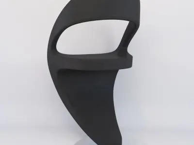 modern chair Low-poly 3D model