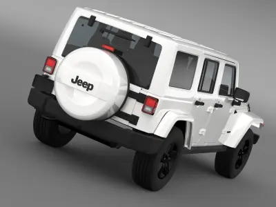 Jeep Wrangler Unlimited X 2015 3D model