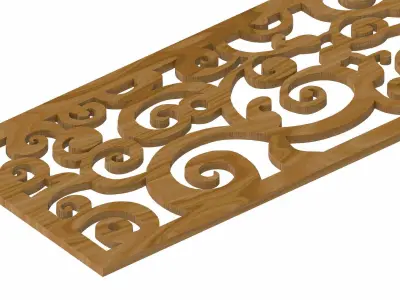 Decorative panel STL 3D model 62