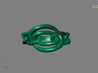 Fancy Womens Rings Plain Rings Ready STL 3DM Models Rings 3D print model 19